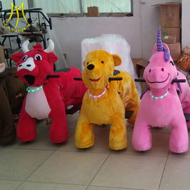 Hansel plush horse plush electrical animal toy car stuffed animals zoo riding for kids fournisseur