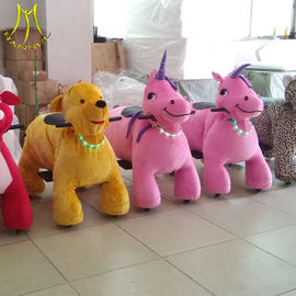 Hansel  cheap mall kids riding horse toy  adult ride on toys motorized animal scooters fournisseur