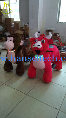 Hansel amusement park games  electric ride on animal scooters in mall fournisseur