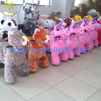 Hansel wholesale electric animal scooter panda coin operated battery scooter fournisseur