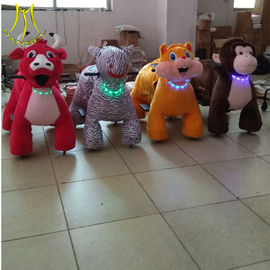 Hansel Family ride on toys battery powered plush animal electric scooter fournisseur