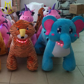 Hansel Family ride on toys battery powered plush animal electric scooter fournisseur