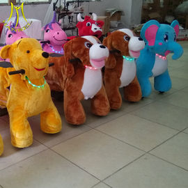 Hansel coin operated walking animal for adult and kids electronic riding animal toys for mall fournisseur
