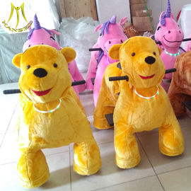 Hansel coin operated walking animal for adult and kids electronic riding animal toys for mall fournisseur