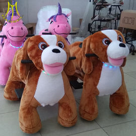 Hansel  amusement park moving plush electric animals coin operated ride fournisseur