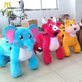 Hansel  amusement park moving plush electric animals coin operated ride fournisseur