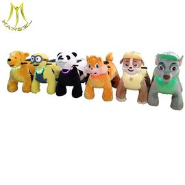 Hansel shopping mall child coin operated walking ride on animal toy paw patrol for sales fournisseur