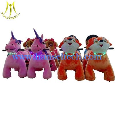 Hansel indoor rides games machines battery power animal kiddie rides for sales fournisseur