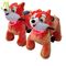 Hansel shopping mall popular children walking stuffed animals coin operated animal rides fournisseur
