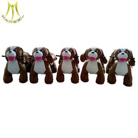 Hansel amusement park stuffed battery operated electric animal ride for commercial fournisseur