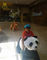 Hansel hot shopping mall kids and adult safari animal motorized ride plush motorized riding animals fournisseur