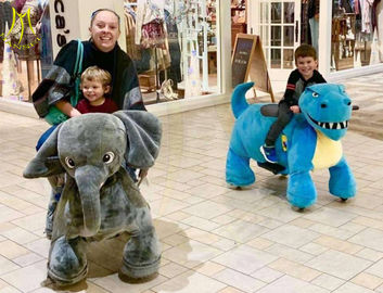 Hansel amusement equipment battery powered drivable kids electric ride animal fournisseur