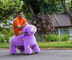 Hansel  robotic stuffed animal ride robot  walking animal ride coin operated plush stuffed animal ride fournisseur