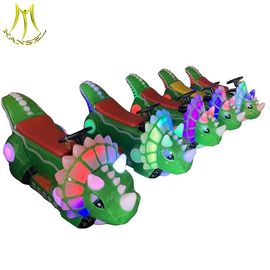 Hansel  remote control battery operated electric dinosaur motor rides for shopping mall fournisseur